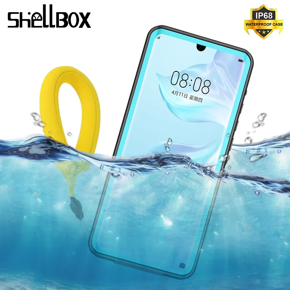 Чехол SHELLBOX IP68 Водонепроницаемый для HUAWEI P30 Mate20 Pro снегостойкий пылезащитный чехол