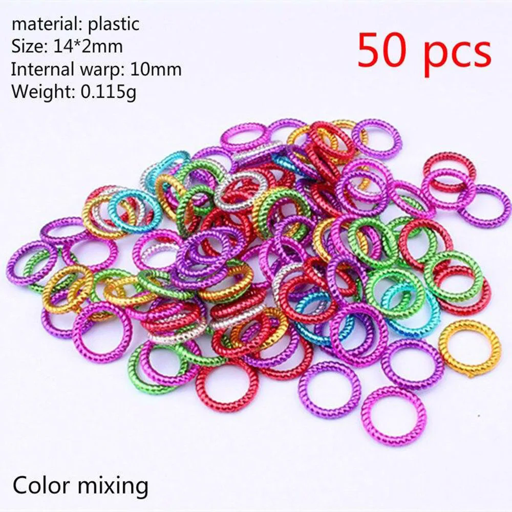 

Plastic Magic DIY Styling Tools Reggae Weaving Method Rope Dreadlock Ring Beads Hair Clip Braids Long Hair Braid Beads