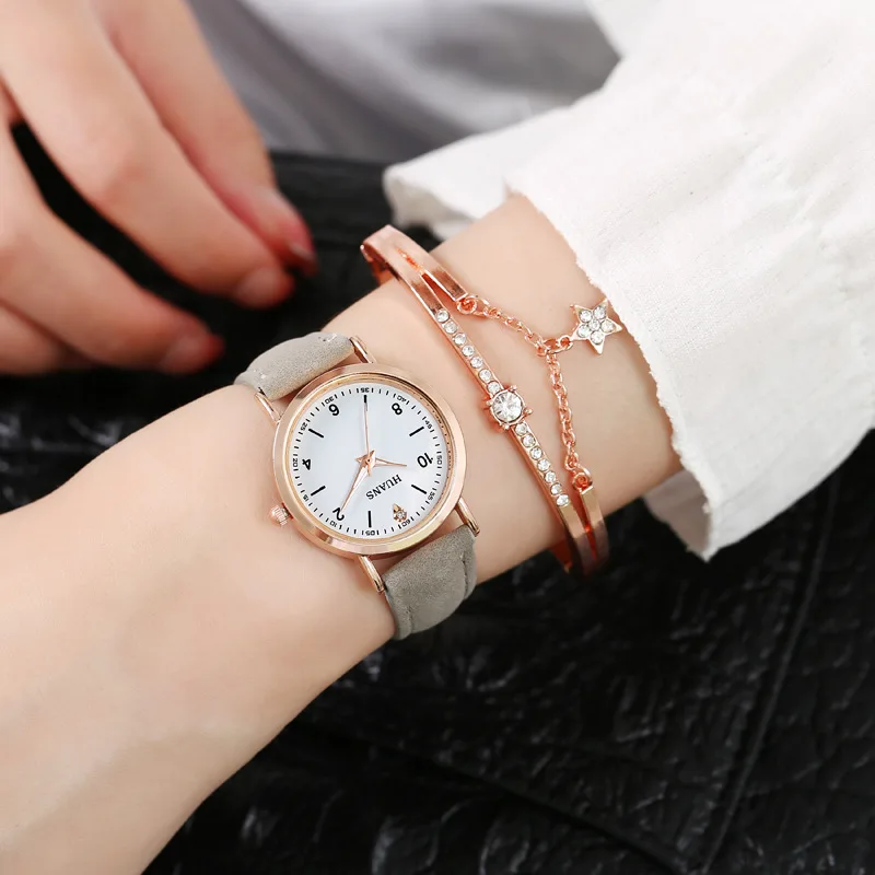 

100pcs / lot shake sound hot girl small fresh hundred set watch schoolgirl Korean version of the simple trend casual watch