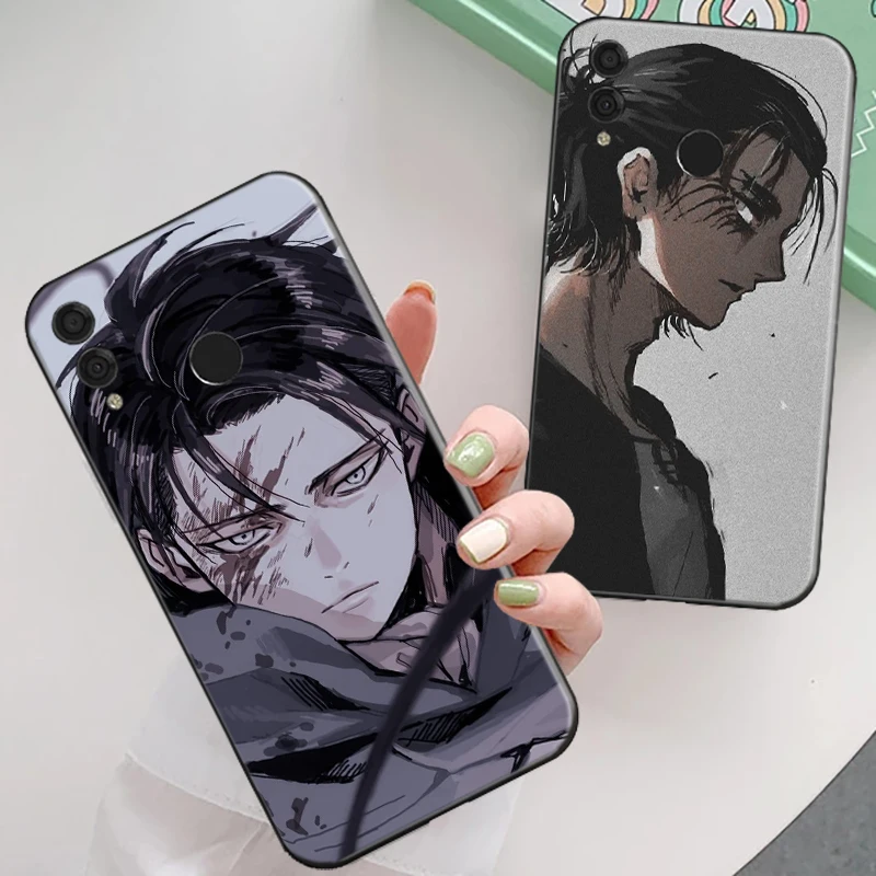 

Anime Japanese Allen Attack On Titan Phone Case For Huawei Honor 7X 8X 8C 9 V9 9X 9X Lite 9Lite 10 V1010i Hard Soft TPU Funda