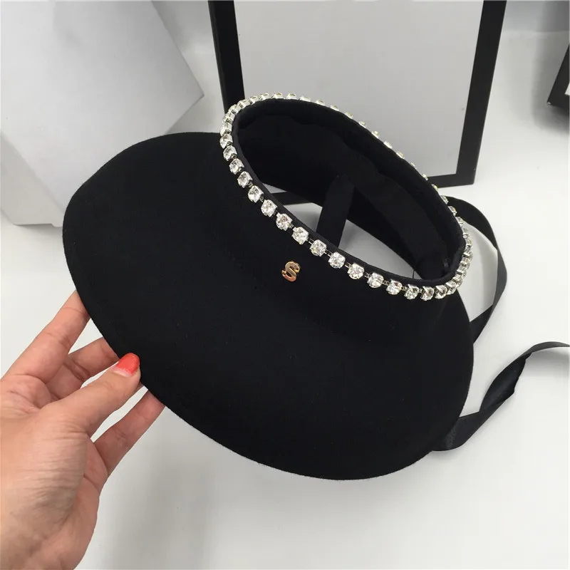 Шляпа из шерсти Хепберн ветер восстановление древних путей пустые баночки шляпа