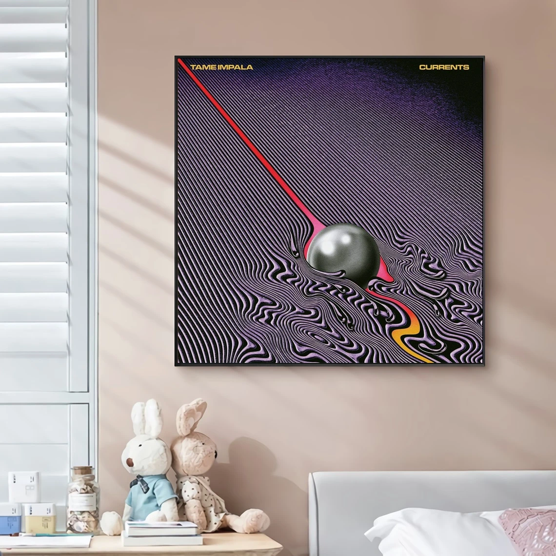 

Tame Impala Psychedelic Rock Currents Album Cover Canvas Poster Hip Hop Rapper Pop Music Celebrity Wall Painting Art Decoration