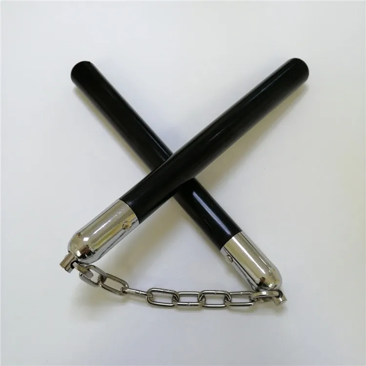 Высококачественные резиновые нунчаки Брюс Ли товары для боевых искусств черное