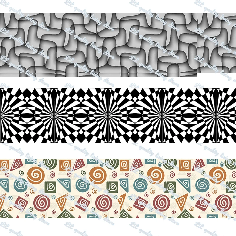 

Корсажная лента с градиентным рисунком/16 мм, эластичные ленты с принтом для рукоделия, банты для волос, тесьма для шитья, 50 ярдов