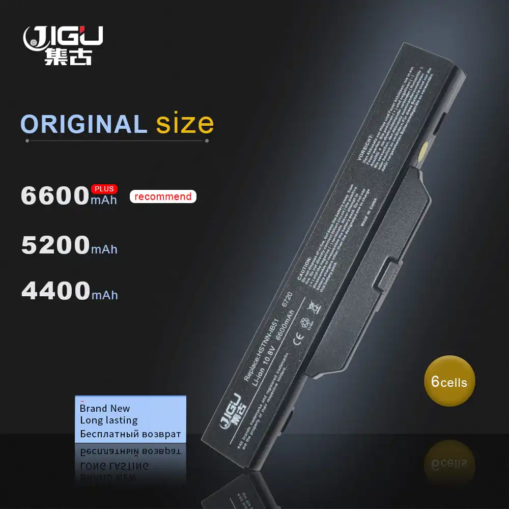 JIGU Laptop Battery HSTNN IB62 OB62 IB51 For HP Compaq 550 610 615 6720s 6730s 6735s 6820s 6830s|laptop battery|for hpbattery for hp laptop |