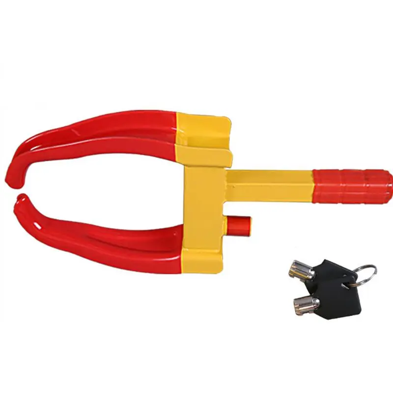 

Car Tire Anti-Theft Lock Portable Heavy Duty Wheel Clamp Trailer Lock L41C