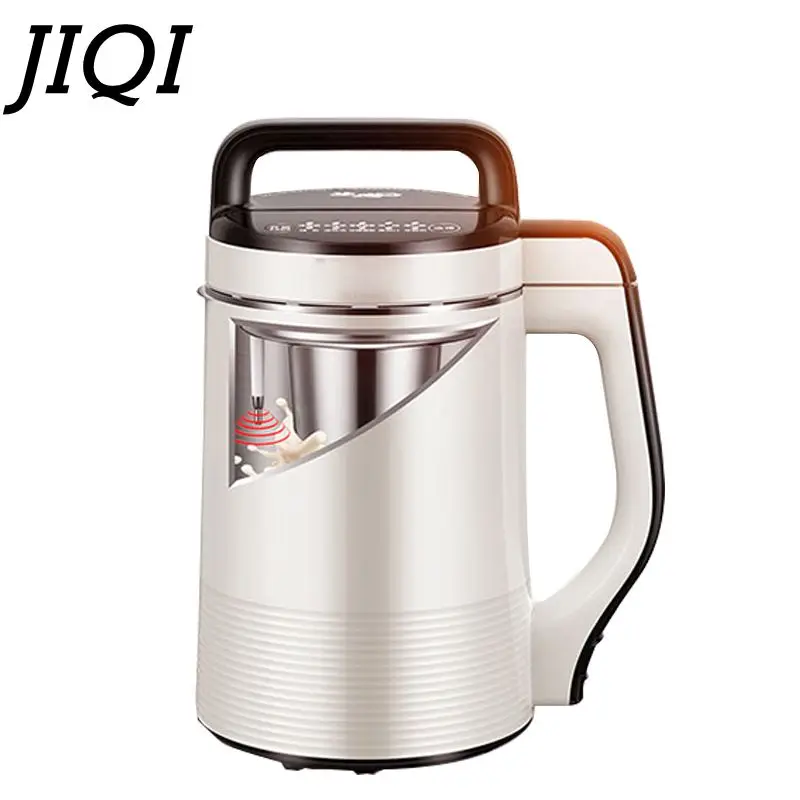 JIQI 1.2L домашняя Автоматическая нагревательная соковыжималка для соевого молока