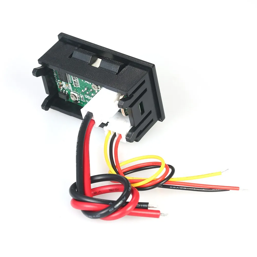 Светодиодный цифровой вольтметр Амперметр DC0 ~ 100 в 10 А красный/синий двойной