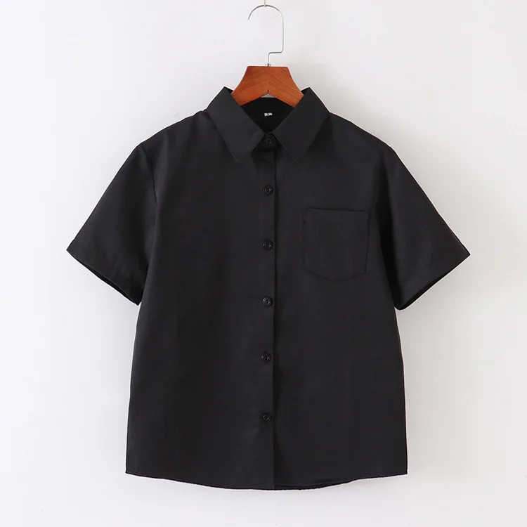 Размера плюс японский в студенческом стиле Jk форма острым воротником с коротким