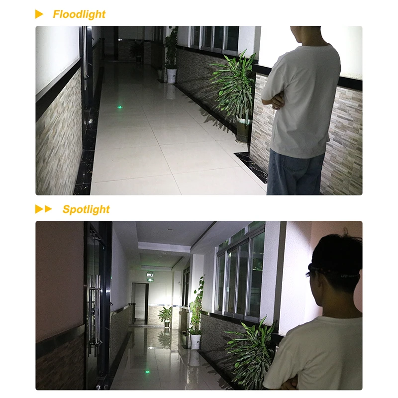 Портативный светодиодный налобный фонарик cob USB зарядное устройство кабель