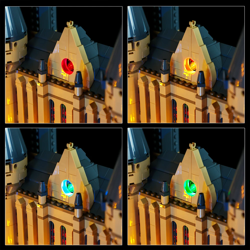 Набор со светодиодной подсветкой для замка хогва 71043 набор игрушек сделай сам