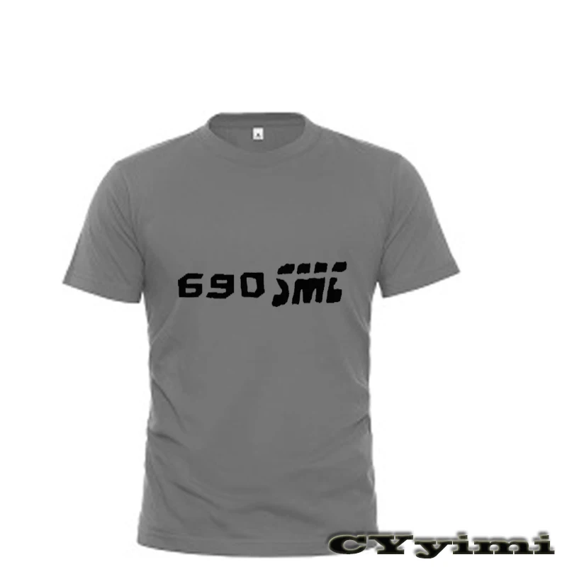 

Для KTM 690 SMC 690SMC футболка для мужчин новая футболка с логотипом 100% хлопковые летние футболки с короткими рукавами и круглым вырезом футболки ...