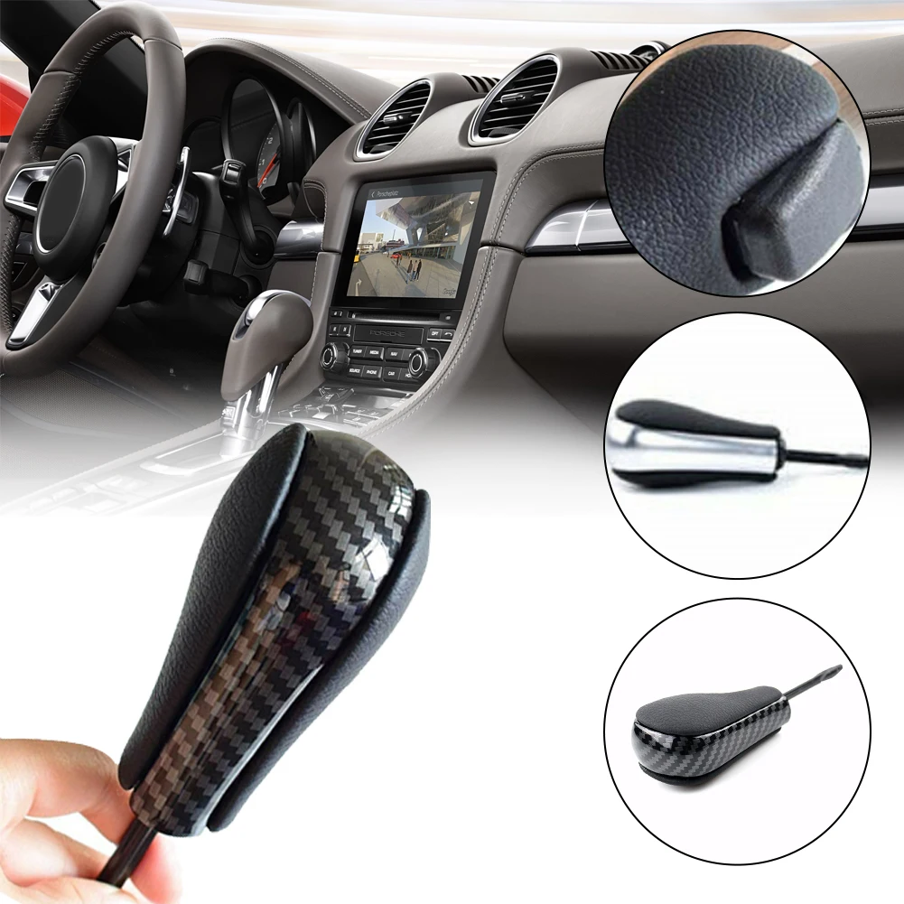 Ручка рычага переключения передач автомобильная ручка из искусственной кожи 5