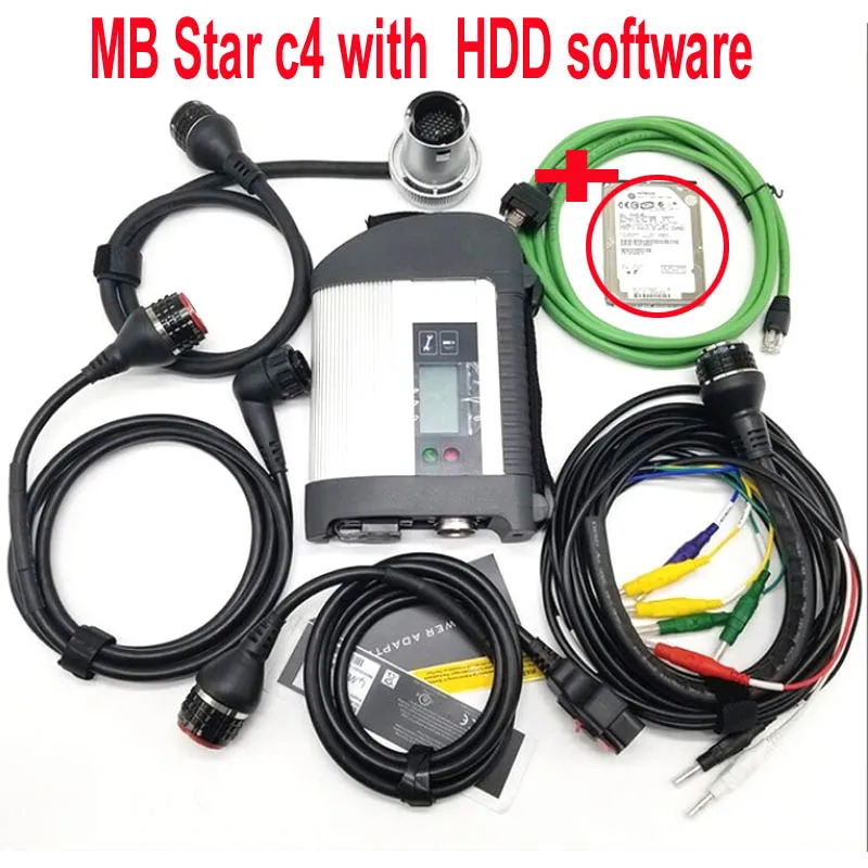 Mb Star C4 SD Connect ADG426 полный чип Wi-Fi мультиплексор программного обеспечения для