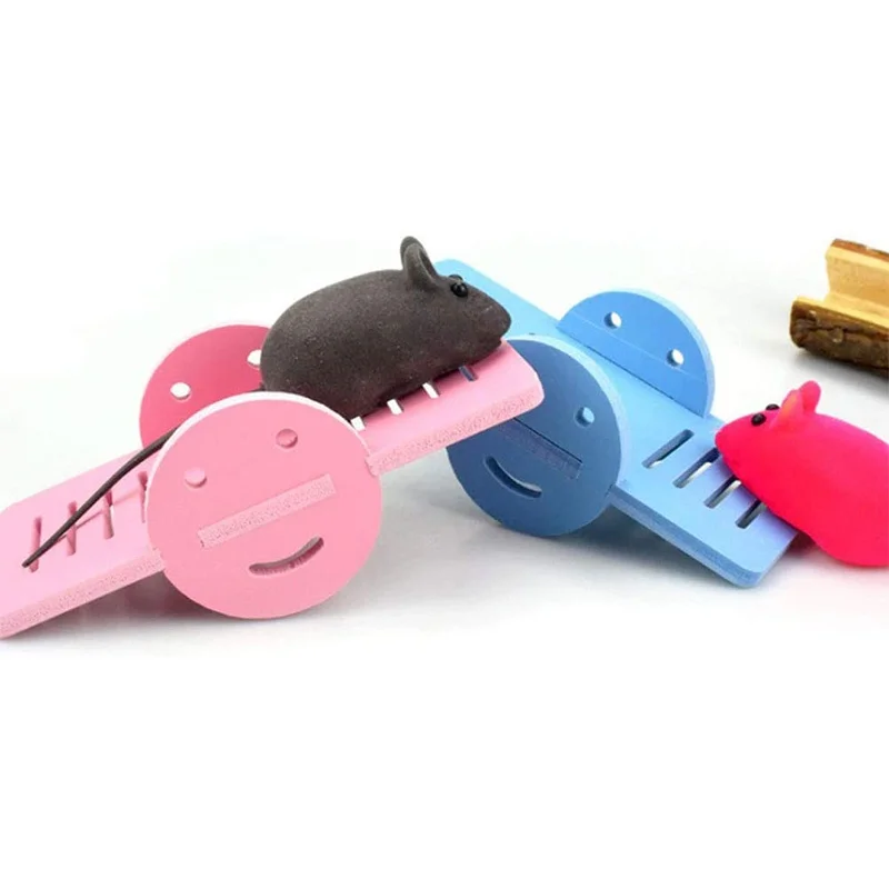 Игрушки для домашних животных деревянный Радужный мост качели игрушки маленькие