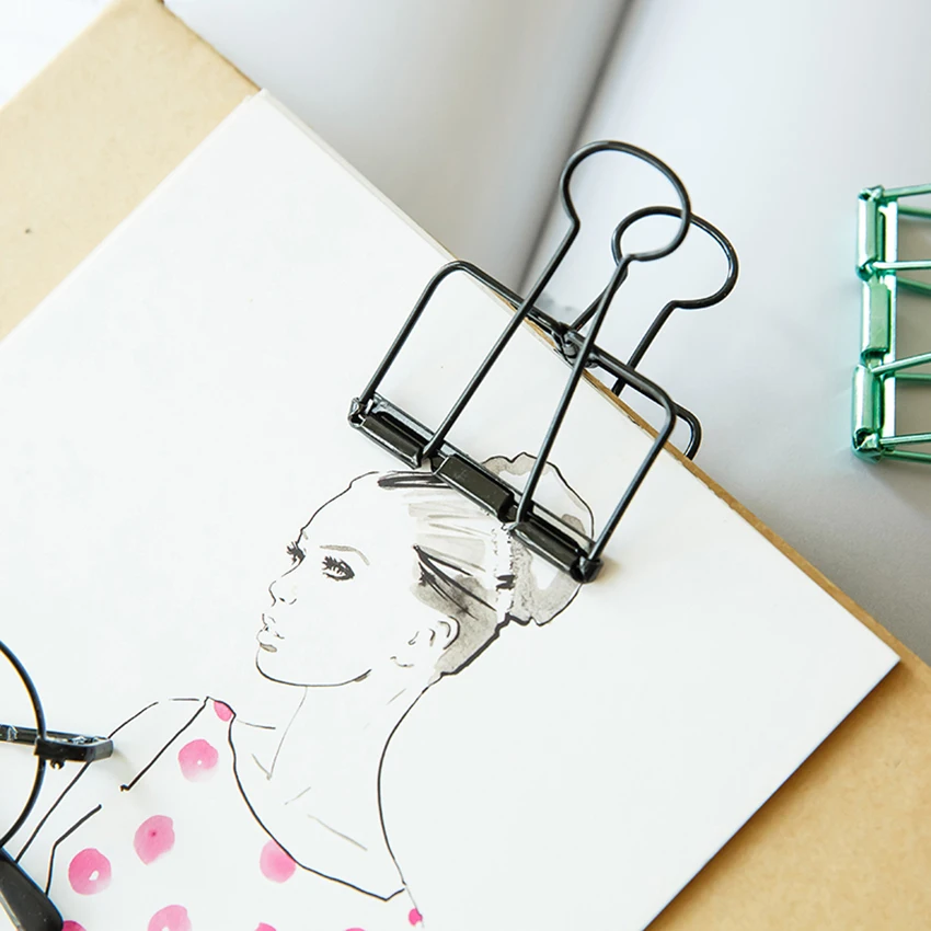 3 типа скрепки полые зажимы нержавеющая сталь документ Держатель файлов