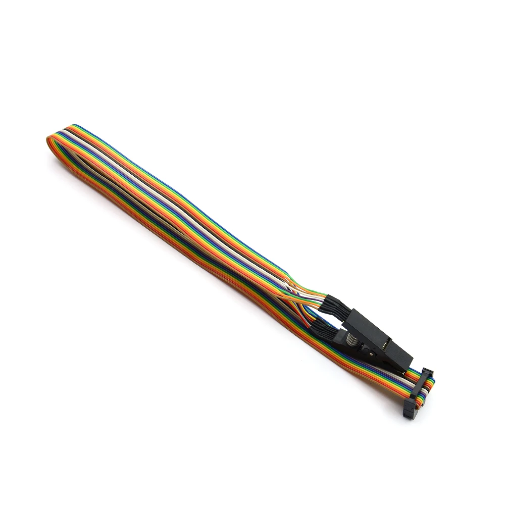 Микросхема для SOIC8 SOIC16 SOP8 тестовый зажим с кабелем SPI программатор BIOS