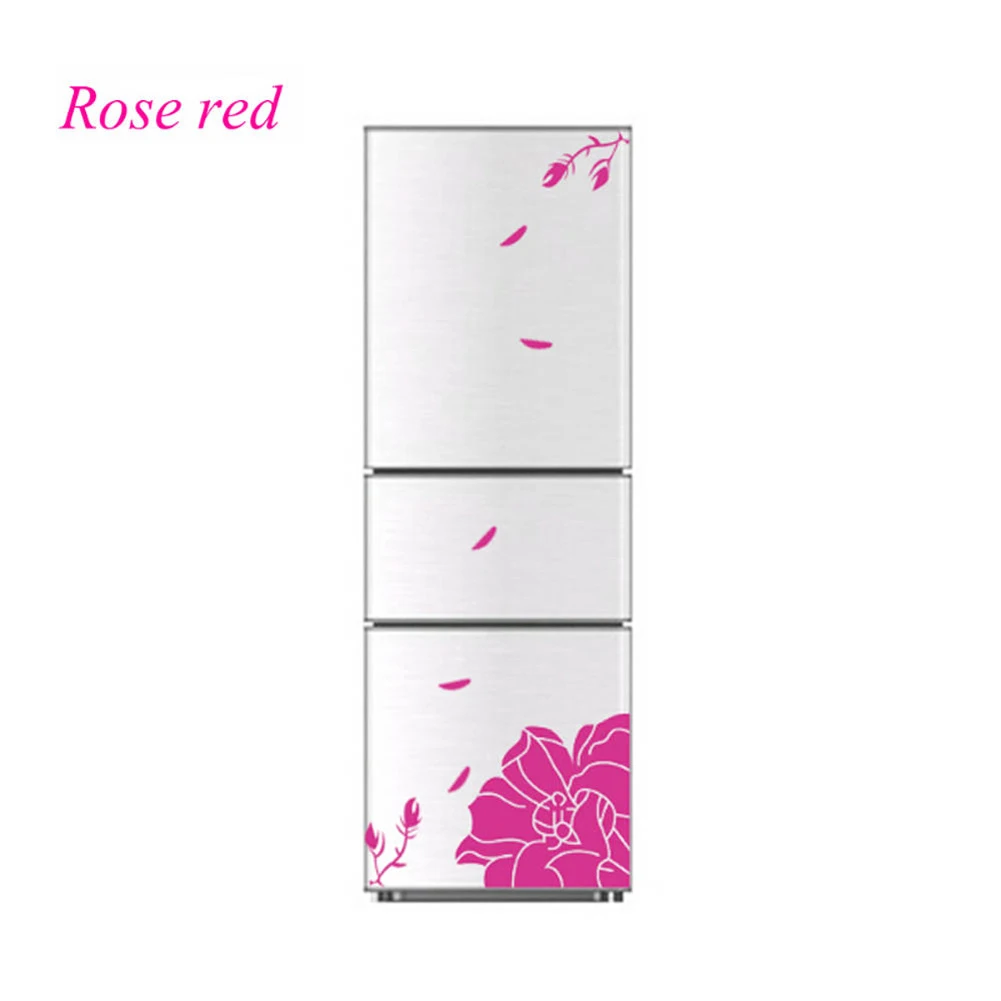 

One Set High Quality Magnolia Flower Refrigerator Sticker Home Decoration Elegant Magnolia Floral Wall Sticker Art Mural 2021