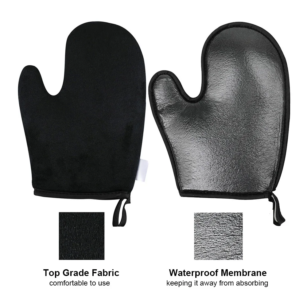 Перчатки рукавицы для купания сауны спа очищения тела и лица двухсторонние