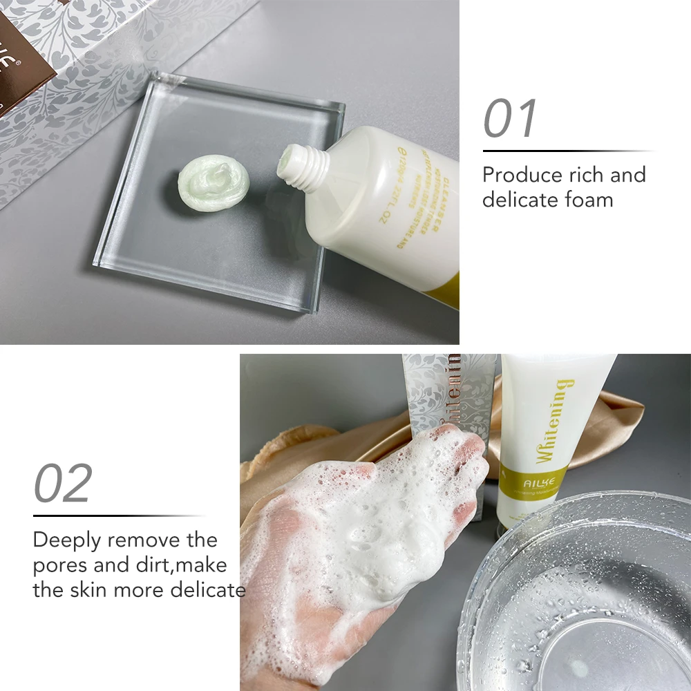 Очищающее очищающее средство для лица AILKE удаление отложения меланина
