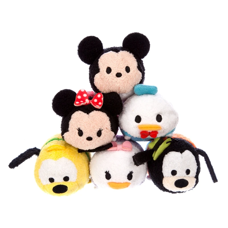 Натуральная диснеевский Микки ЦУМ плюшевый Tsum кукла мини 9 см с рисунками зверей