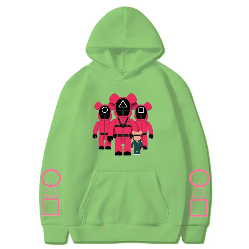 

Squid Game Jacket TV Hoodie 456 Sweatshirt Sportswear Plus Size 067 Jacket Cotton Fleece Cloth Casual Streetwear Pullovers