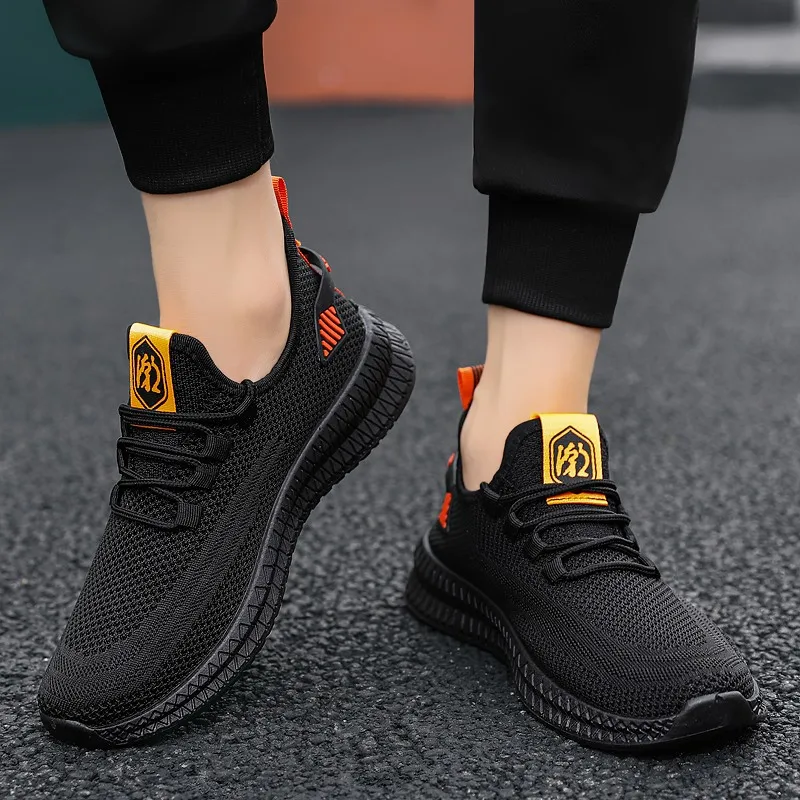 

Кроссовки мужские дышащие, Спортивная удобная обувь для бега, Вулканизированная подошва, уличная модная повседневная обувь, 2021