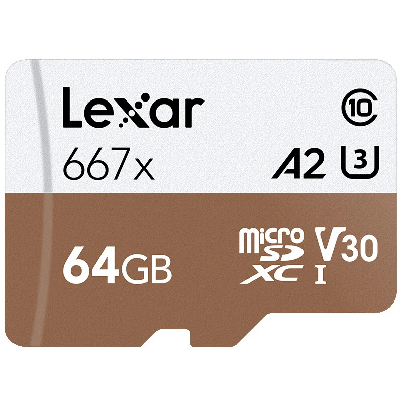 Профессиональная карта памяти Lexar 667x SDXC UHS I Micro SD с адаптером 64 Гб 128 ГБ 256 A2 U3 V30 C10 tf