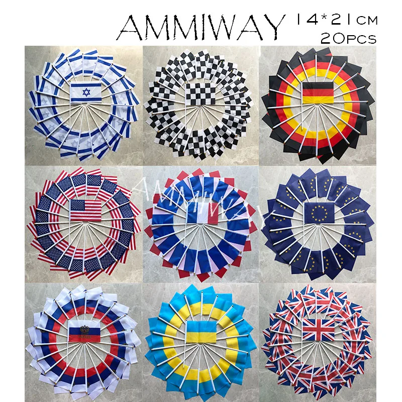 AMMIWAY 14х21 см 20 шт. Австрия newest Греция Литва Швейцария Мехико Португалия курдские