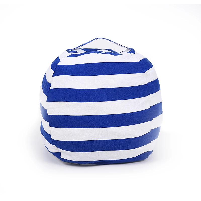 blue Горячие Stuffn сидя Stuffable игрушки животного хранения мешок фасоли набитые Дети Плюшевые игрушки Органайзер Многоцелевой большой емкости - Цвет: blue