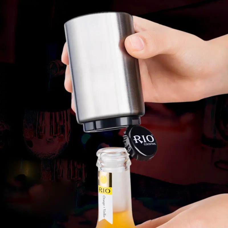 Открывалка для бутылок из нержавеющей стали автоматический пива крышка соды