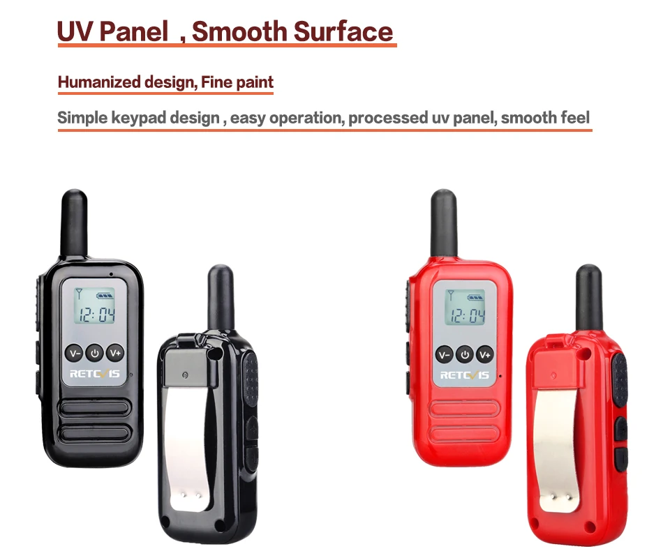 2 шт. RETEVIS RT65/665 мини рация UHF PMR/FRS Радио рация VOX TOT Scan двухстороннее радио Портативная радиостанция