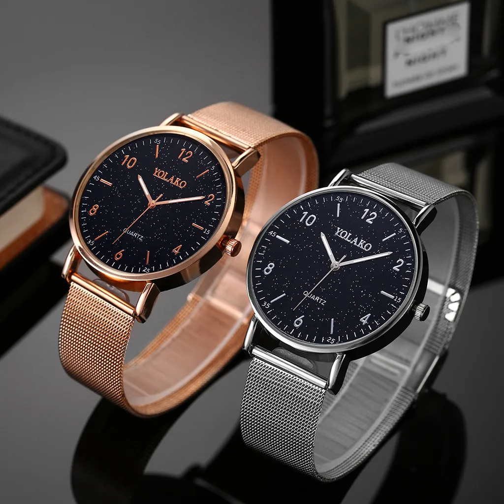 Женские повседневные часы Звездное небо для набора розовый золотой серебряный