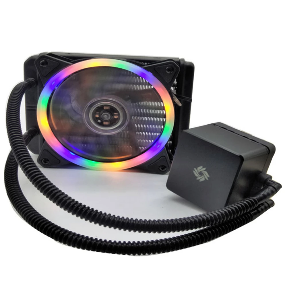 Водяное охлаждение RGB водяного охлаждения вентилятор для LGA 775/115x/1366/2011/AM2/AM3/AM4 120 мм