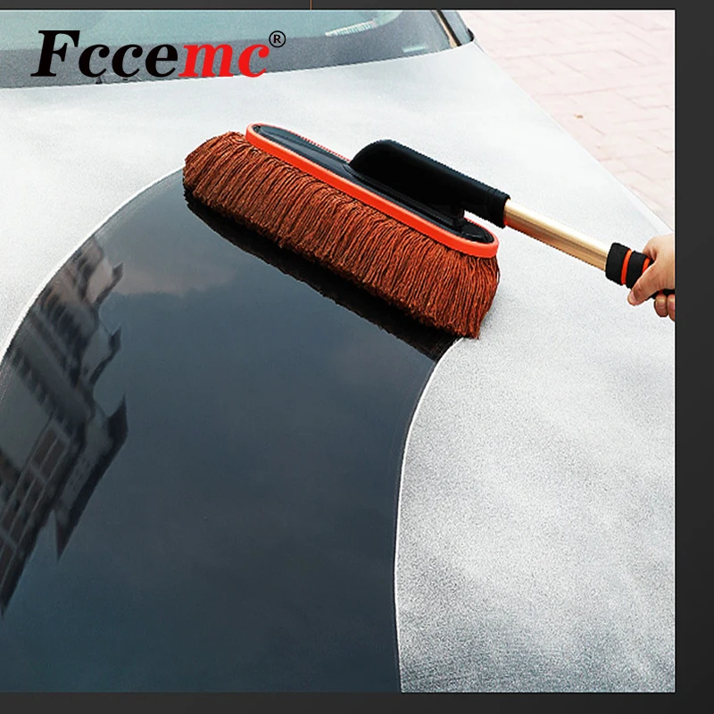 

Car Dust Artifact Wipe Auto Brush Dust Duster Cleaning Supplies Soft Cotton Thread Tool Auto Maintenance Car Wash Mop Universal