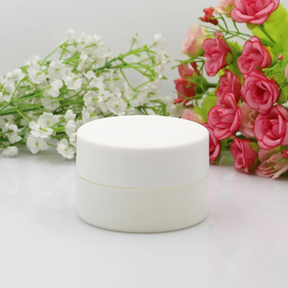 10 шт пустой пластиковый контейнер косметическая упаковка черный белый