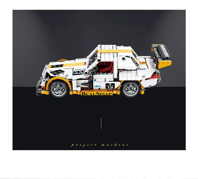 

Technical super sport car benz amg gt3 building block Rally racing model Pull back vehicle bricks toys collection FOR boys GIFTS