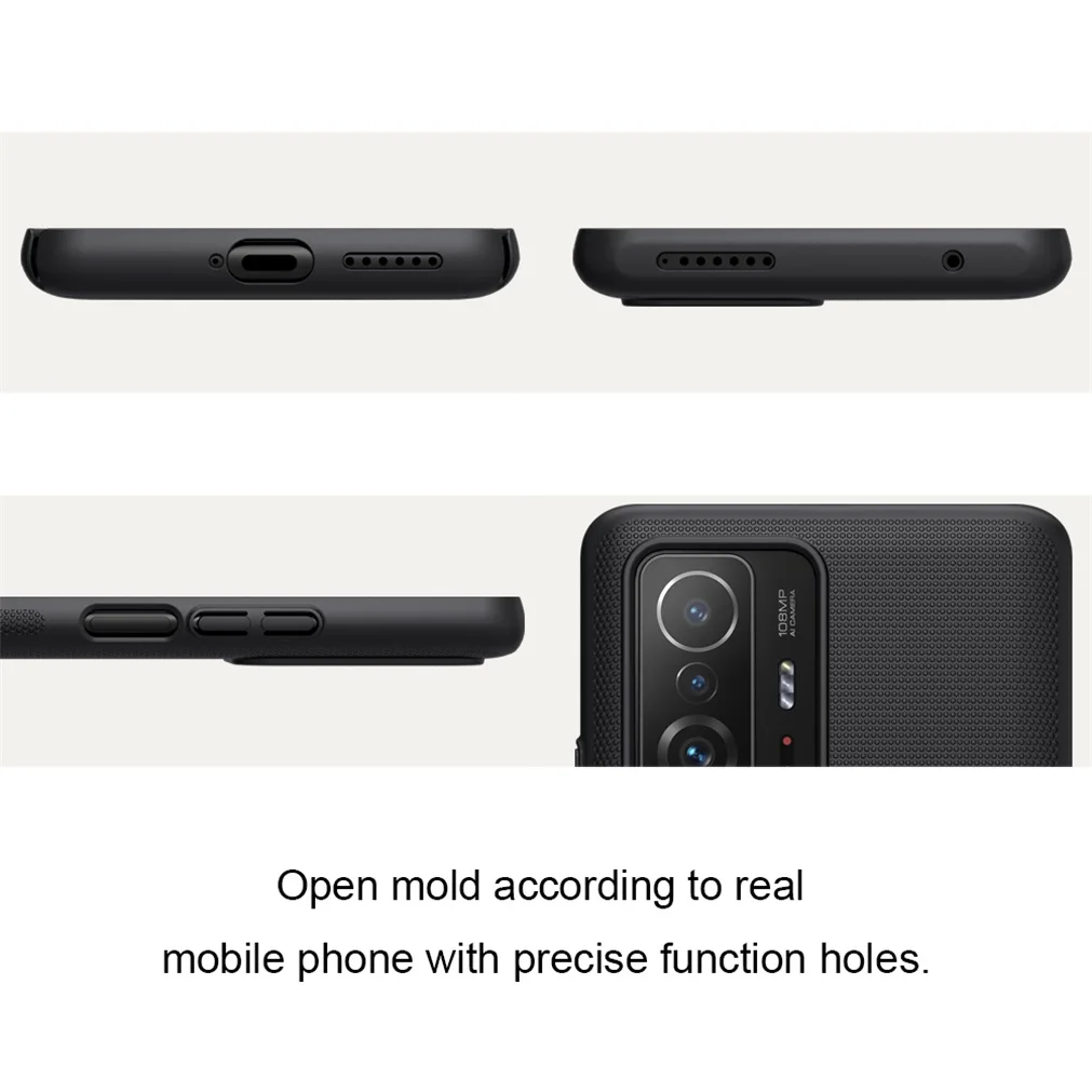 Чехол для Xiaomi 11T / Pro чехол NILLKIN Frosted Shield Business PC жесткий телефона Mi держатель в