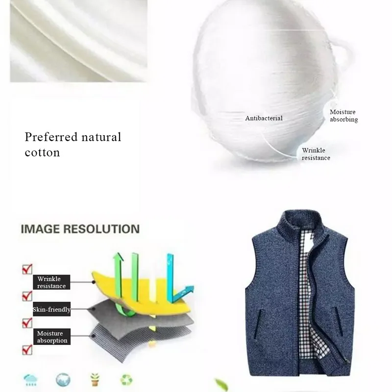 Новое поступление мужской зимний шерстяной свитер жилет Без Рукавов Вязанный