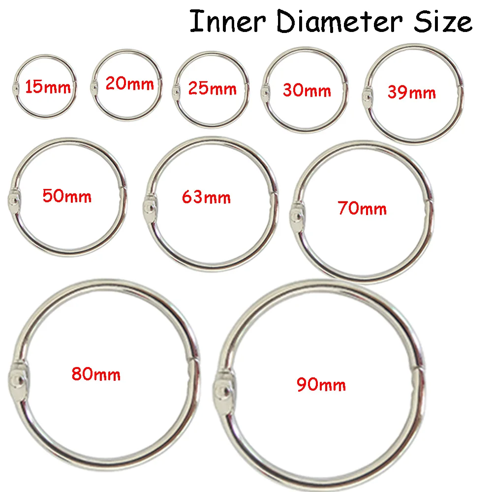 1-20 шт. кольца для книг с внутренним диаметром 15-90 мм | Канцтовары офиса и дома