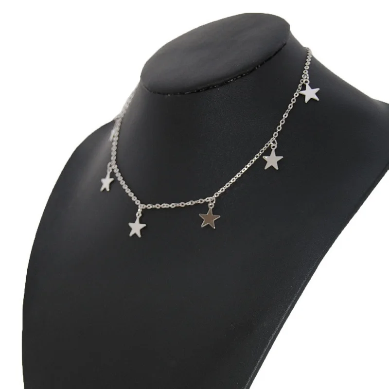 Вечерние ское ожерелье с кулоном в виде звезды золотого цвета - купить по