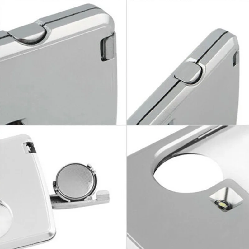 Портативное увеличительное стекло со светодиодной подсветкой ультратонкое