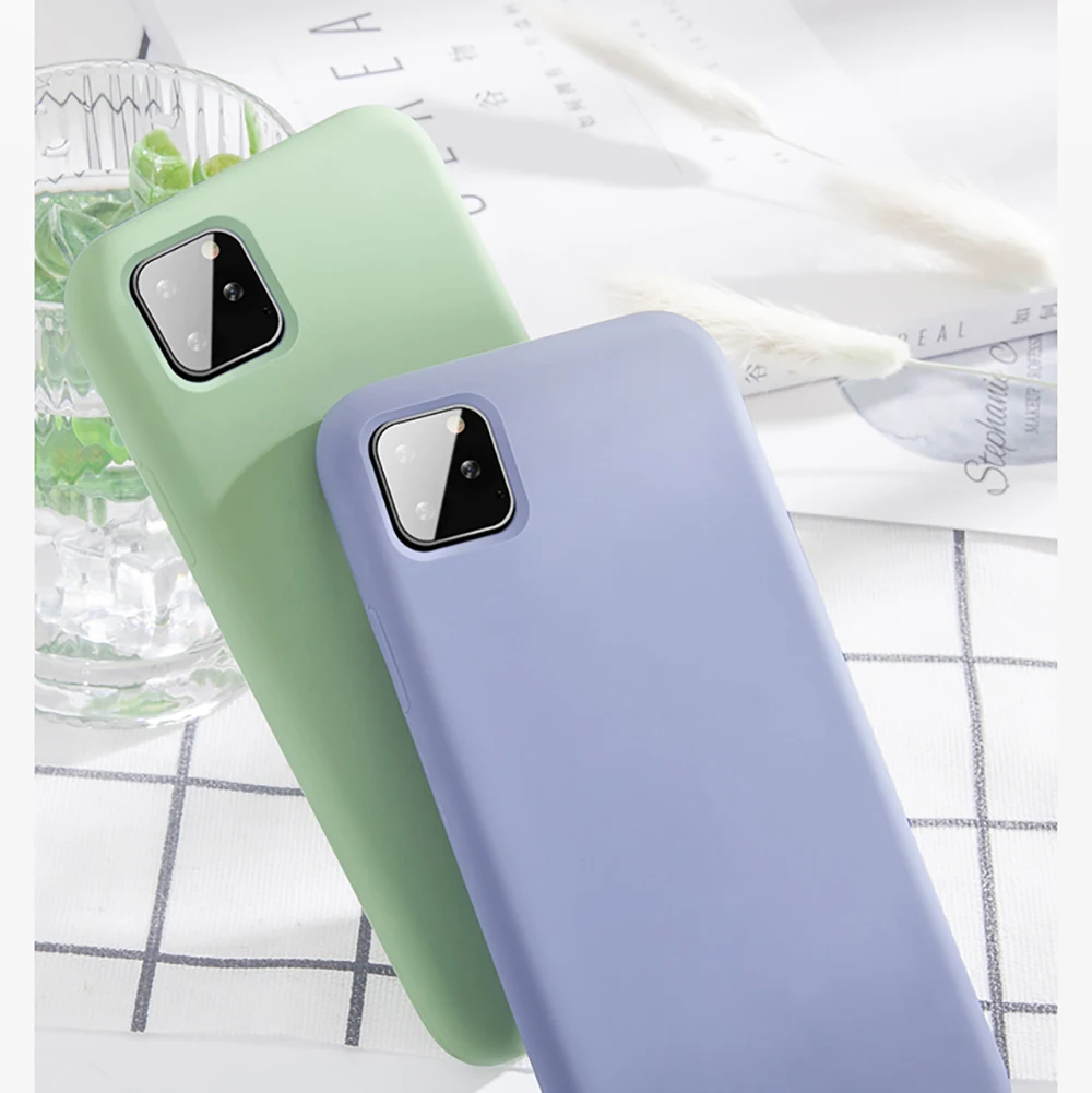 Чехол Arvin для iPhone 11 Pro Max, чехол из жидкого силикона, мягкая подкладка из микрофибры, толстый чехол для iPhone 11 Pro