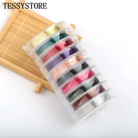 10rolls 0 3mm multicolor copper wire alloy cords beading wire for diy craft making jewelry cords string accessories