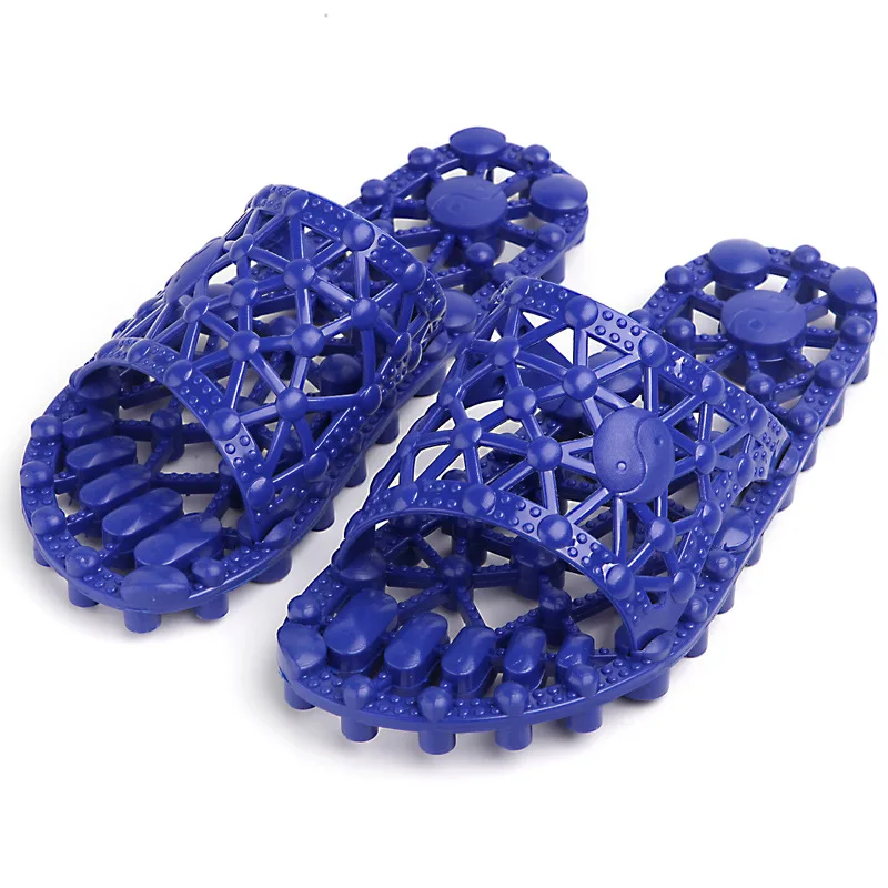 

Women Anti-slip Massage Slippers Summer Quick-drying Hollow Sole Beach Slippers Flat Slippers for Women Indoor Bathroom Slippers