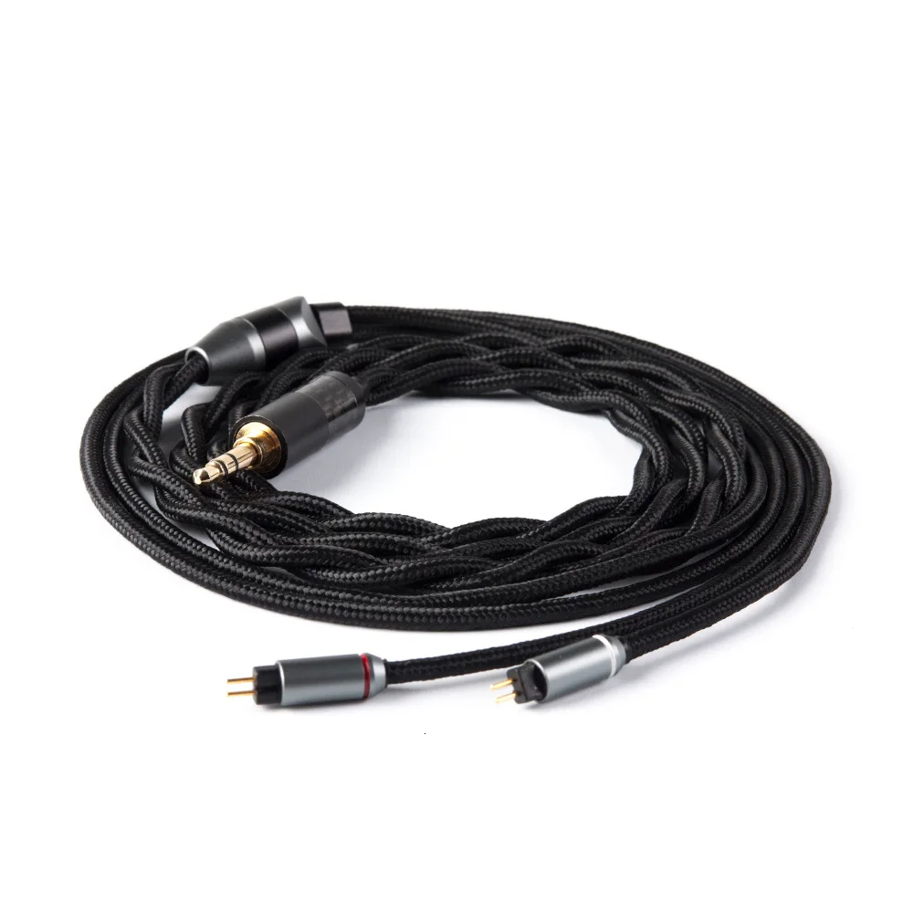 Yinyoo монокристаллической Медь с серебряным покрытием 2,5/3,5/4,4 мм балансный кабель с MMCX/2pin разъем для ZS10 PRO AS10 C10 C16