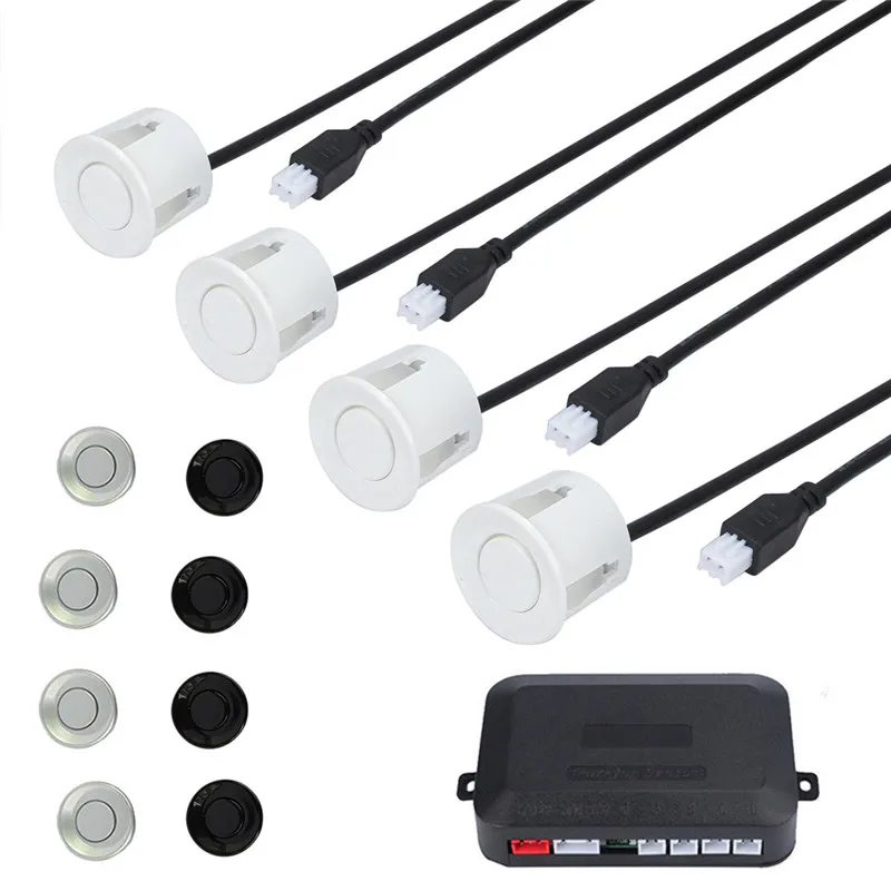 Новый стиль 4 парковочных датчика автомобильная ЖК камера заднего вида 2 5