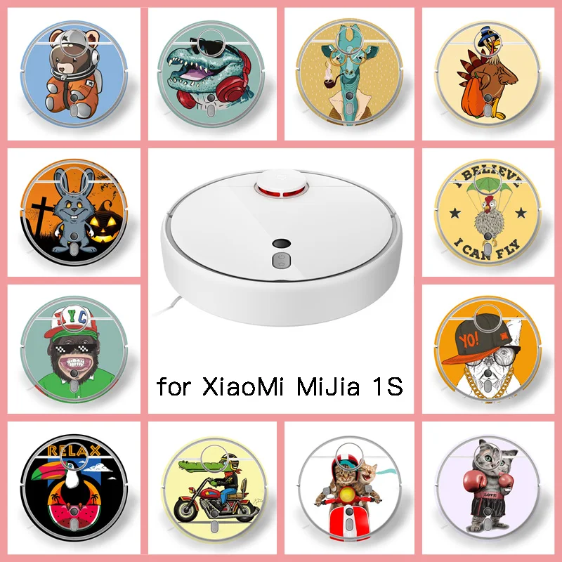 

Виниловая наклейка с животными для робота-пылесоса xiaomi MiJia 1S