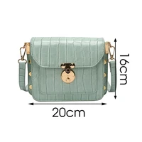 Crocodile Pattern Crossbody Bags For Women 2020 Small Chain Handbag Small Bag PU Leather Hand Bag Ladies Designer Shoulder Bags