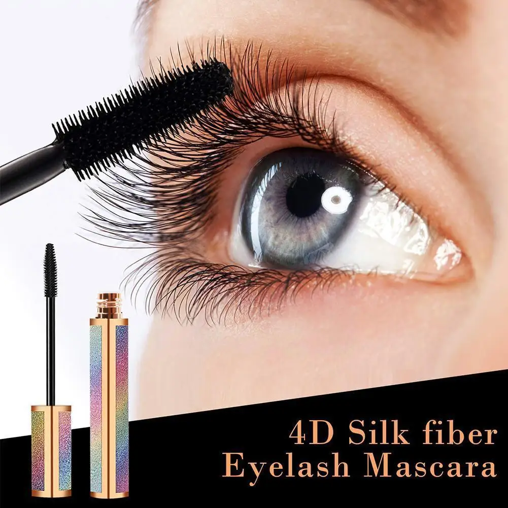 

5d Silk Fiber Lash Mascara Cream Pretty Waterproof Thick Mascara Dropship Starry Black Extension Long-lasting Curl Eyelash O3j5